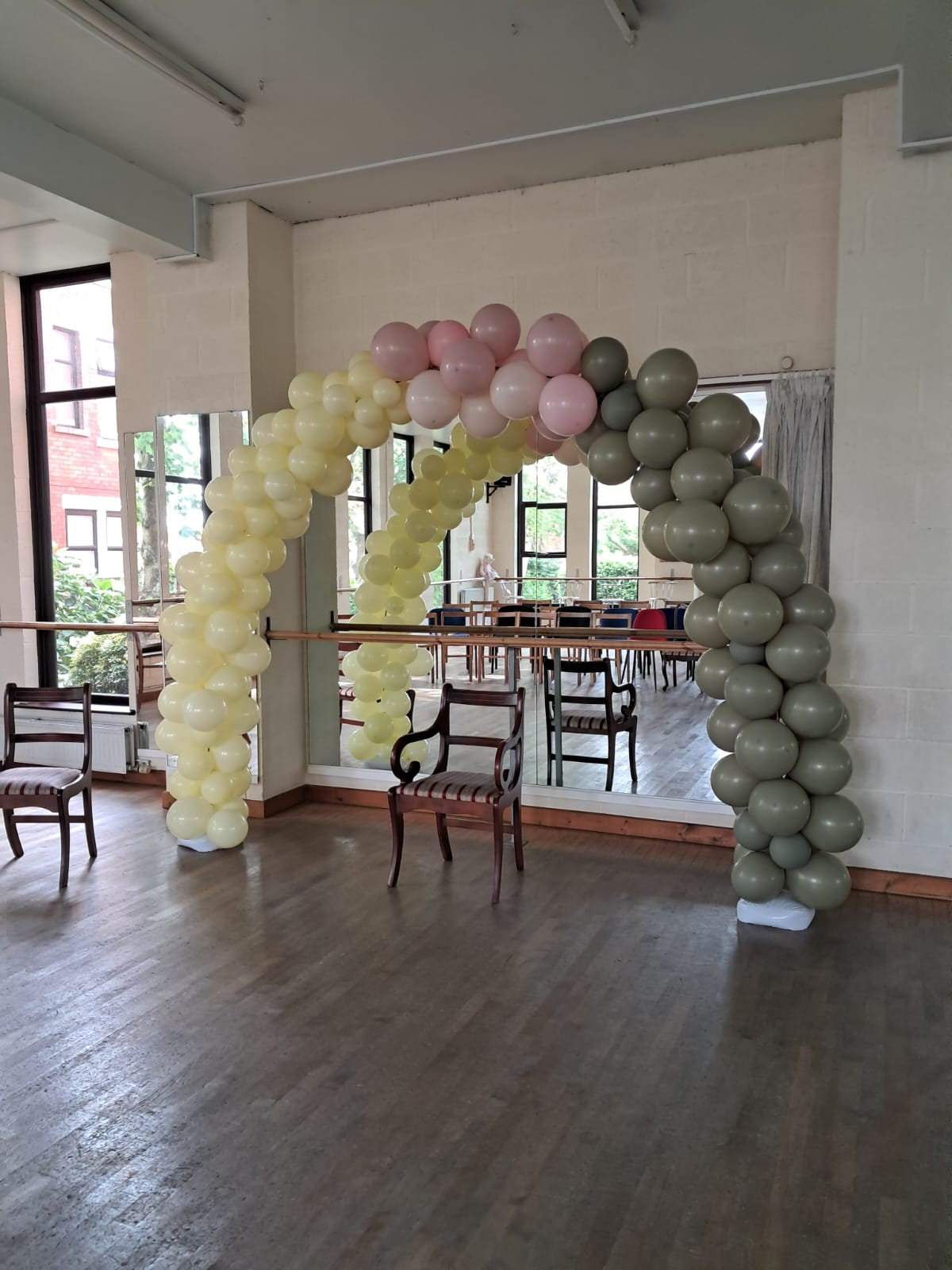 The Whittaker's reception area decorated for a celebration